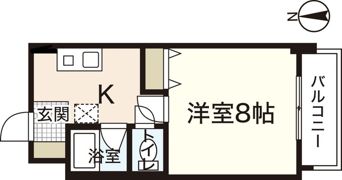 アヴァンセ中筋Ⅱの間取り画像