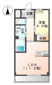 ブルーガーデンの間取り画像