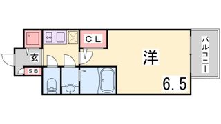 エスリード神戸三宮の間取り画像
