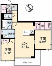メゾン府中南の間取り画像