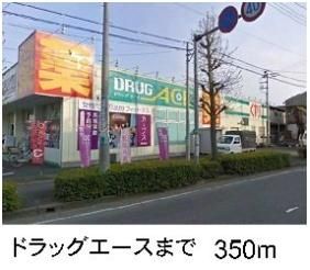 ドラッグエースまで350m
