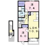 サンビームⅣの間取り画像
