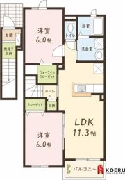 ジェネシスⅣの間取り画像