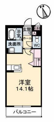 ロックフィールド11の間取り画像