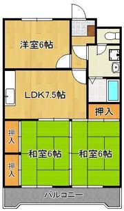 ロイヤルメゾンの間取り画像