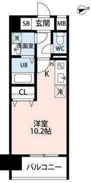 La vie claire Tuboiの間取り画像