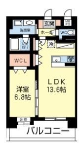 コンシェリア水前寺の間取り画像