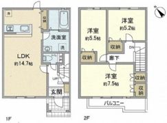 サニーテラスMegumiの間取り画像