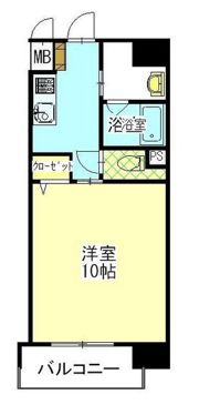 柳町Aマンションの間取り画像