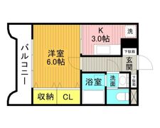 マンションカンギンの間取り画像