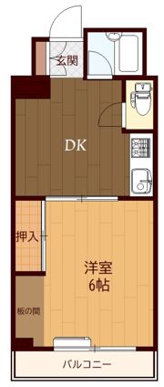 リバーサイドFKの間取り画像