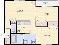 Neige(ネージュ)の間取り画像