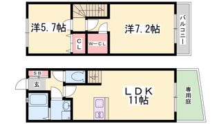 ワコーレヴィアーノ神戸会下山の間取り画像