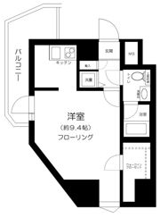 パレステュディオ六本木の間取り画像