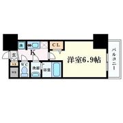 プレサンス阿波座駅前の間取り画像