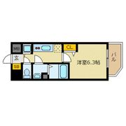 プレサンス江戸堀の間取り画像
