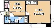 ベルヴィ石山の間取り画像