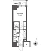 ミリアレジデンス広尾の間取り画像