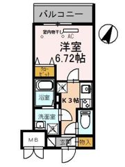 シャルマンCKKの間取り画像