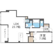 グレンパーク梅田北の間取り画像