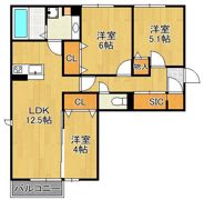 クラポンテMVの間取り画像