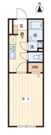 カルム シャンブルの間取り画像
