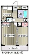 メゾン江戸川(E-053)の間取り画像