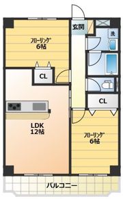 ラポール和幸の間取り画像