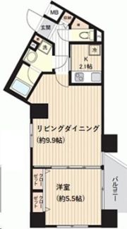 パレステュディオ南青山の間取り画像