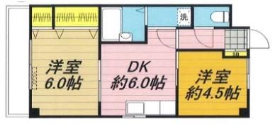 62ハイツの間取り画像