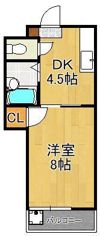 シャトレ穴生Iの間取り画像