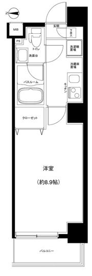 グランフォース大島の間取り画像