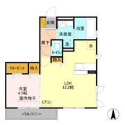 ソフィア Sの間取り画像