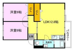 ALIVIO府中の間取り画像
