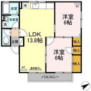 セジュール川崎の間取り画像