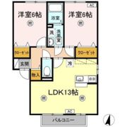パストラーレ A棟の間取り画像