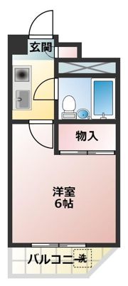 レオパレスRX生麦の間取り画像