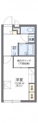 レオパレスフローレス州見台の間取り画像