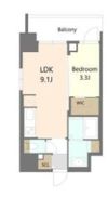 S-RESIDENCE松屋町asenceの間取り画像