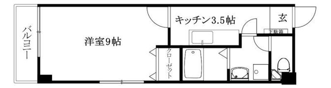 エグゼ松山の間取り画像