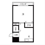 諸福マンションの間取り画像