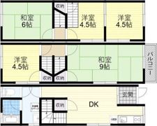 北条2丁目貸家の間取り画像