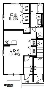 仮）総社市駅南AP2の間取り画像