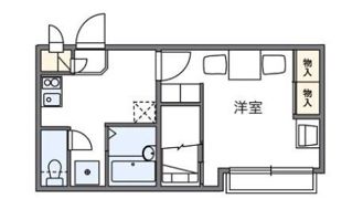 レオパレスW Kハイツの間取り画像
