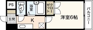 グランディールKYの間取り画像