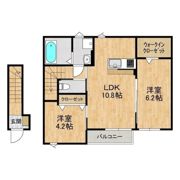 朝日レジデンス荒川本郷Aの間取り画像