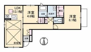シャーメゾン伊福町の間取り画像