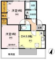 フルーア上林の間取り画像