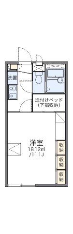 レオパレスクレールの間取り画像