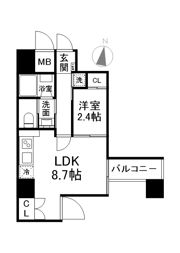 NEXT STAGE神戸元町の間取り画像